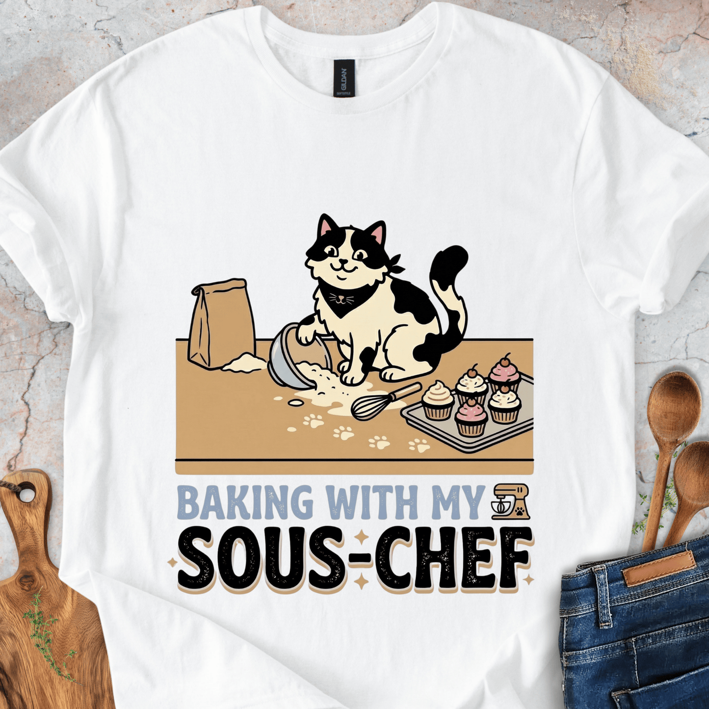 Baking With My Sous Chef T-Shirt