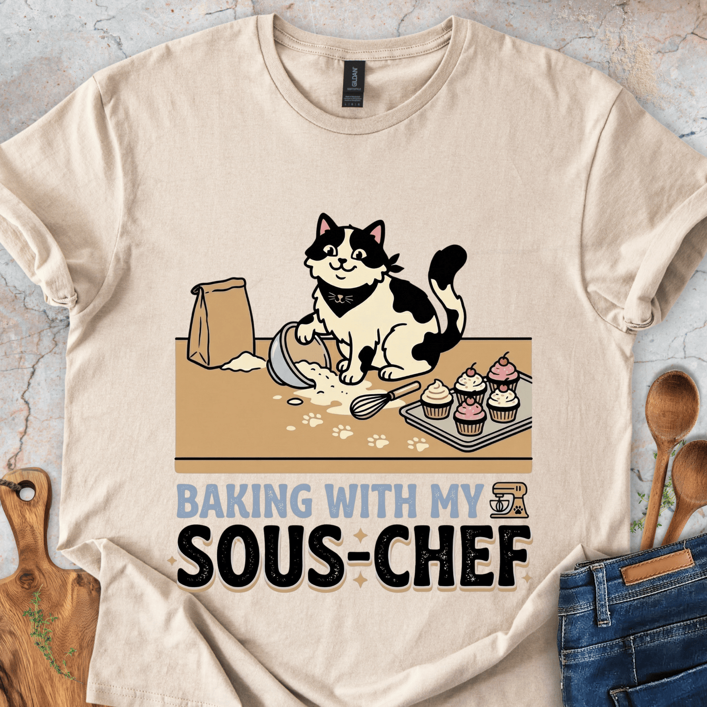 Baking With My Sous Chef T-Shirt