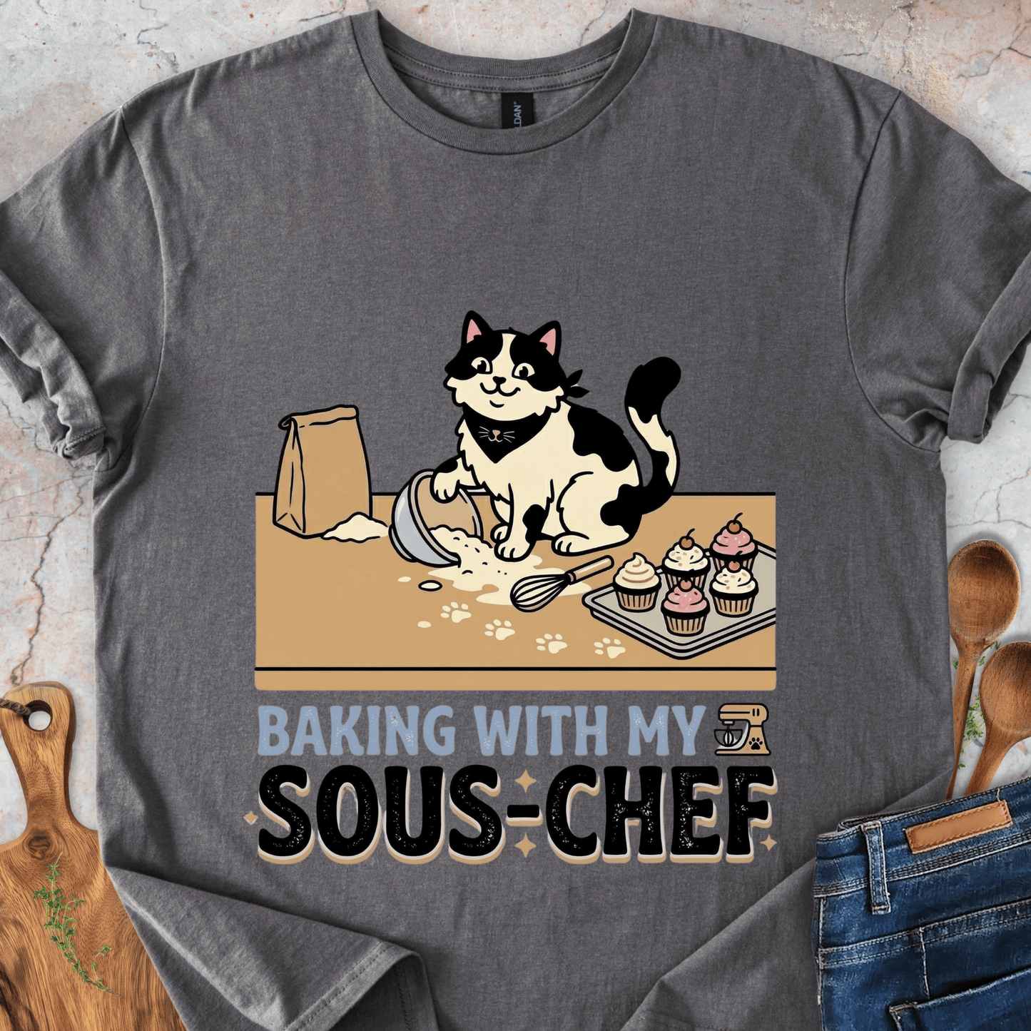 Baking With My Sous Chef T-Shirt