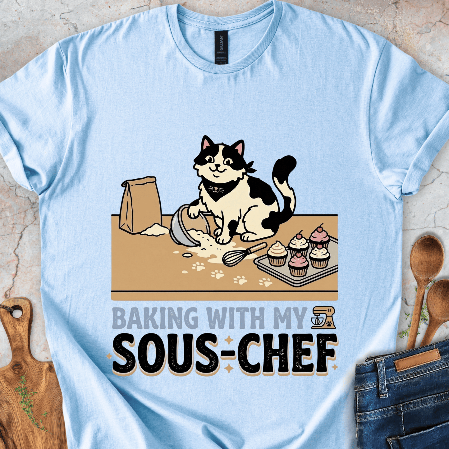 Baking With My Sous Chef T-Shirt