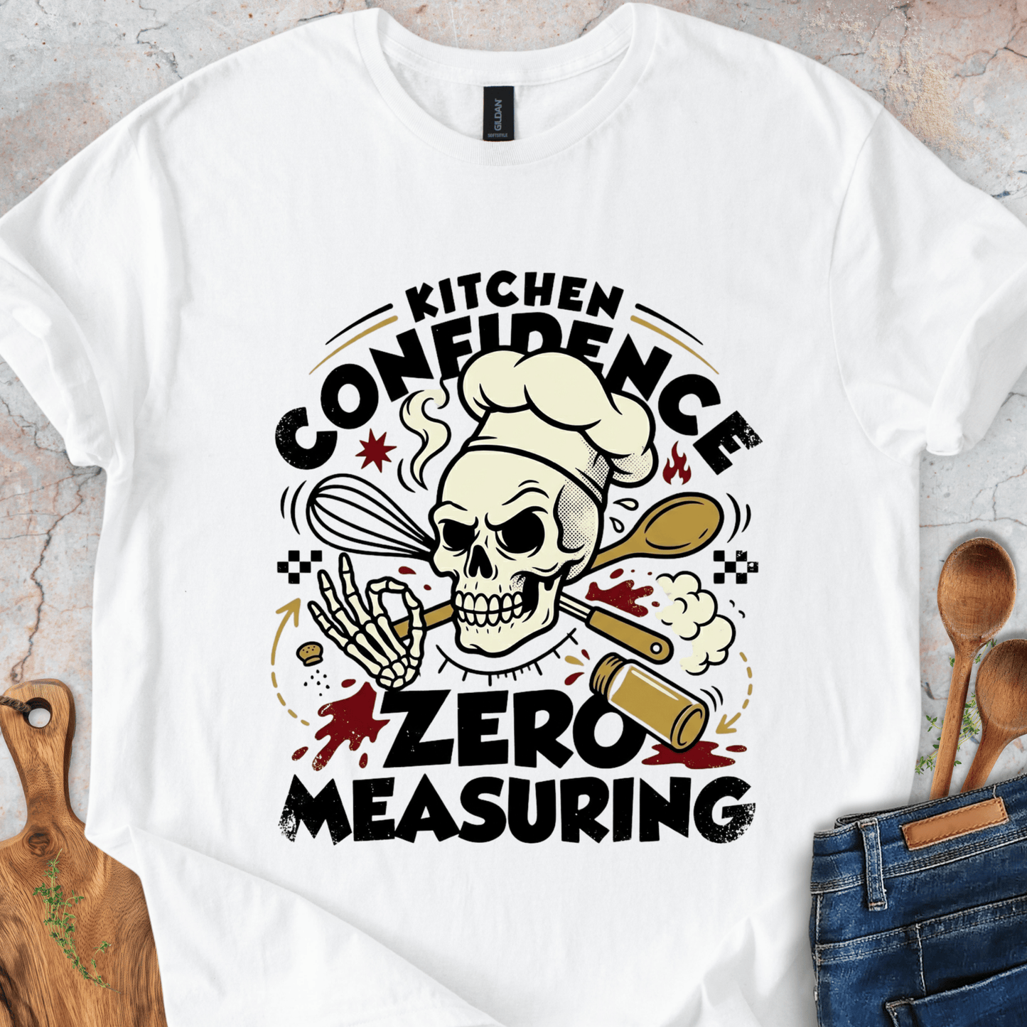 Kitchen Confidence-Zero Measuring T-Shirt