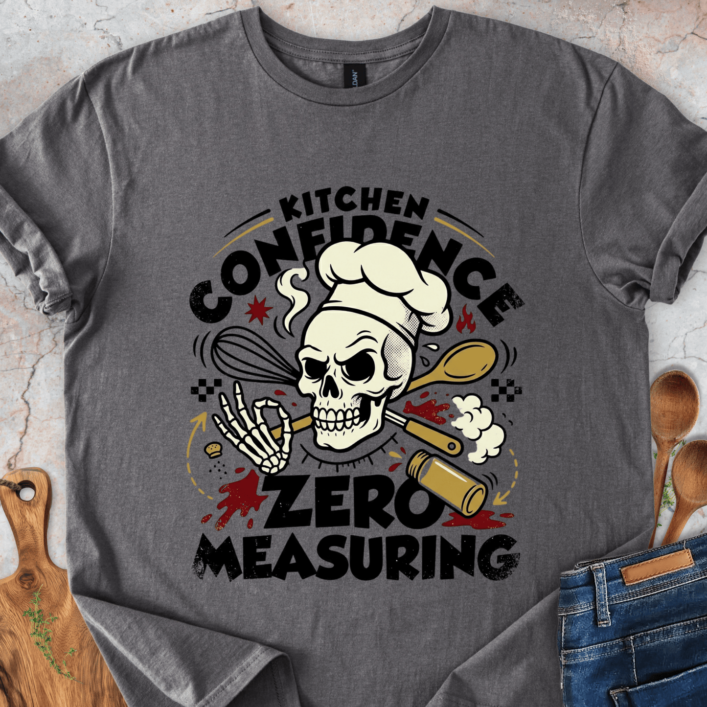 Kitchen Confidence-Zero Measuring T-Shirt