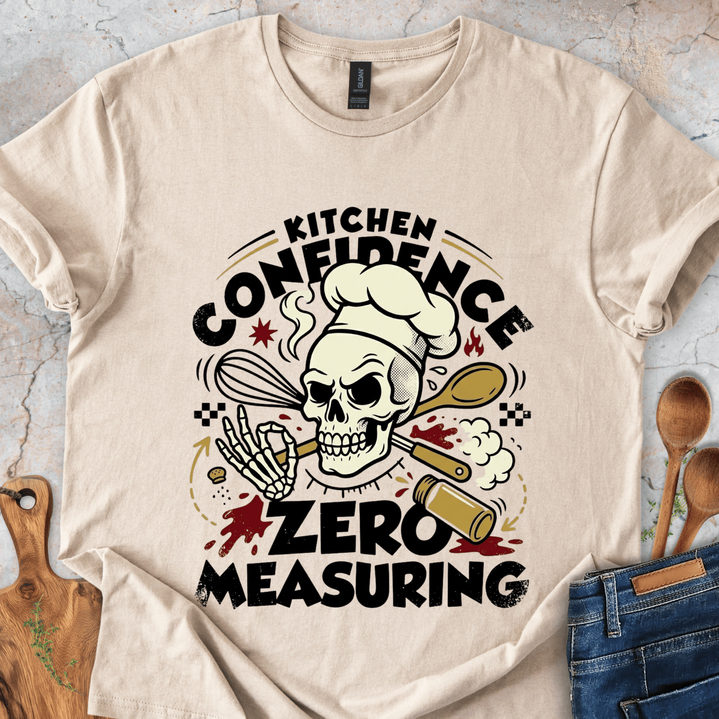 Kitchen Confidence-Zero Measuring T-Shirt