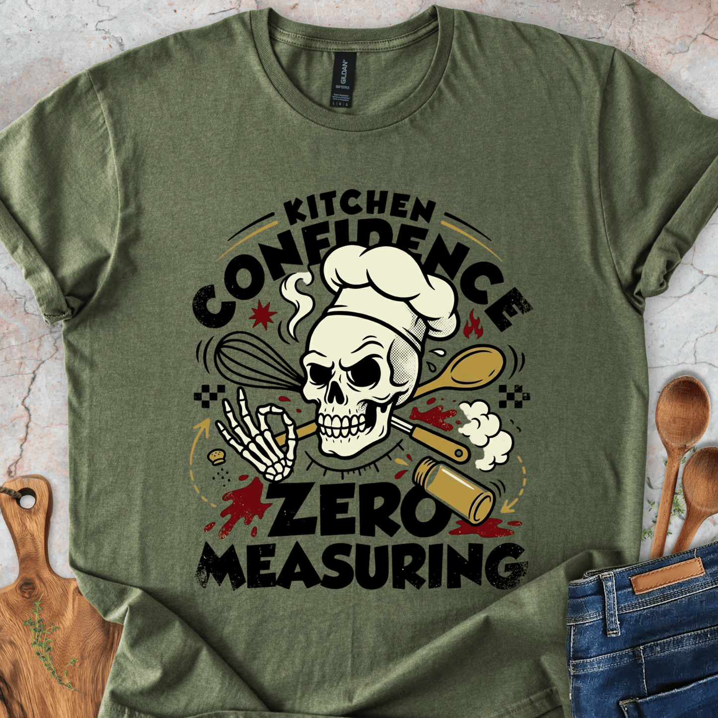 Kitchen Confidence-Zero Measuring T-Shirt