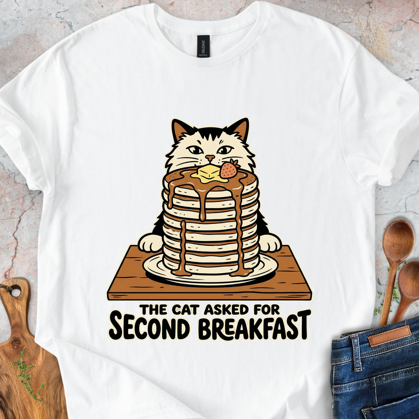 The Cat Asked For Second BreakfastT-Shirt