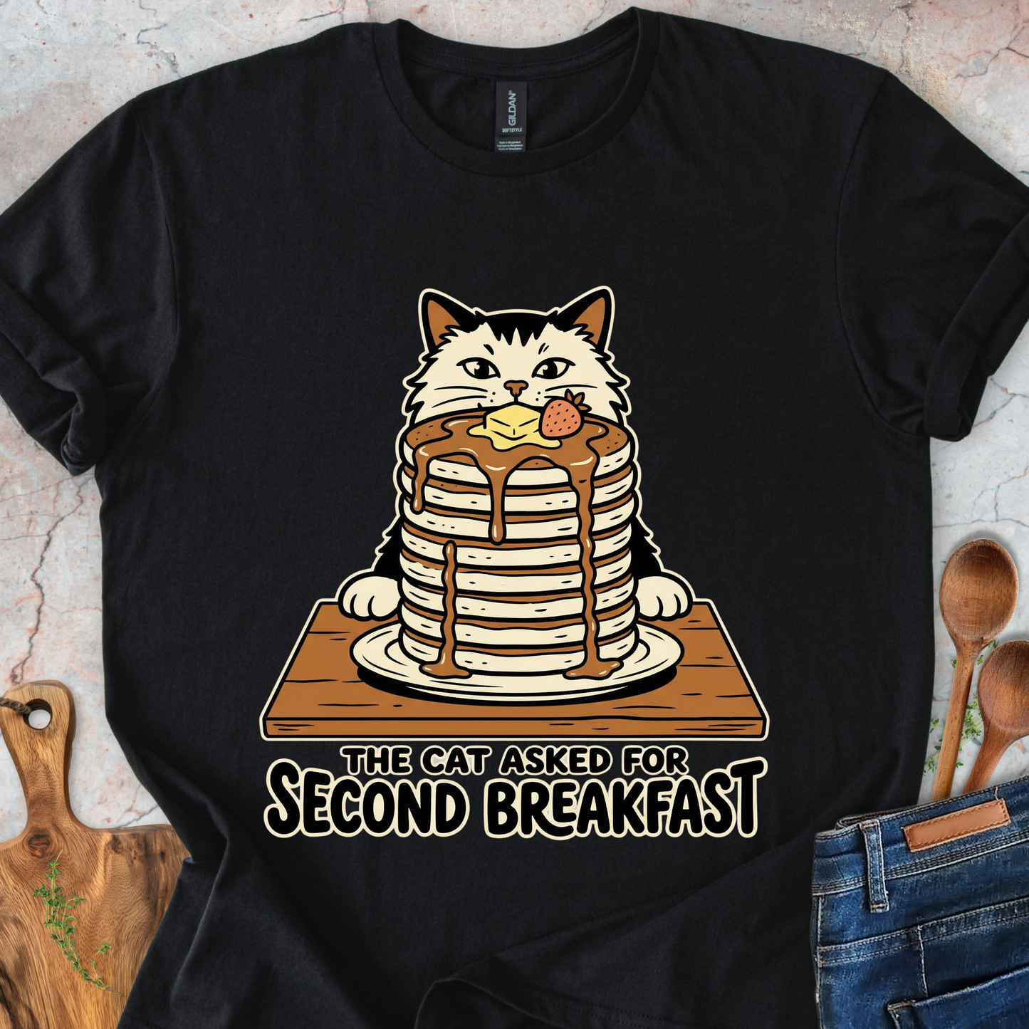 The Cat Asked For Second BreakfastT-Shirt