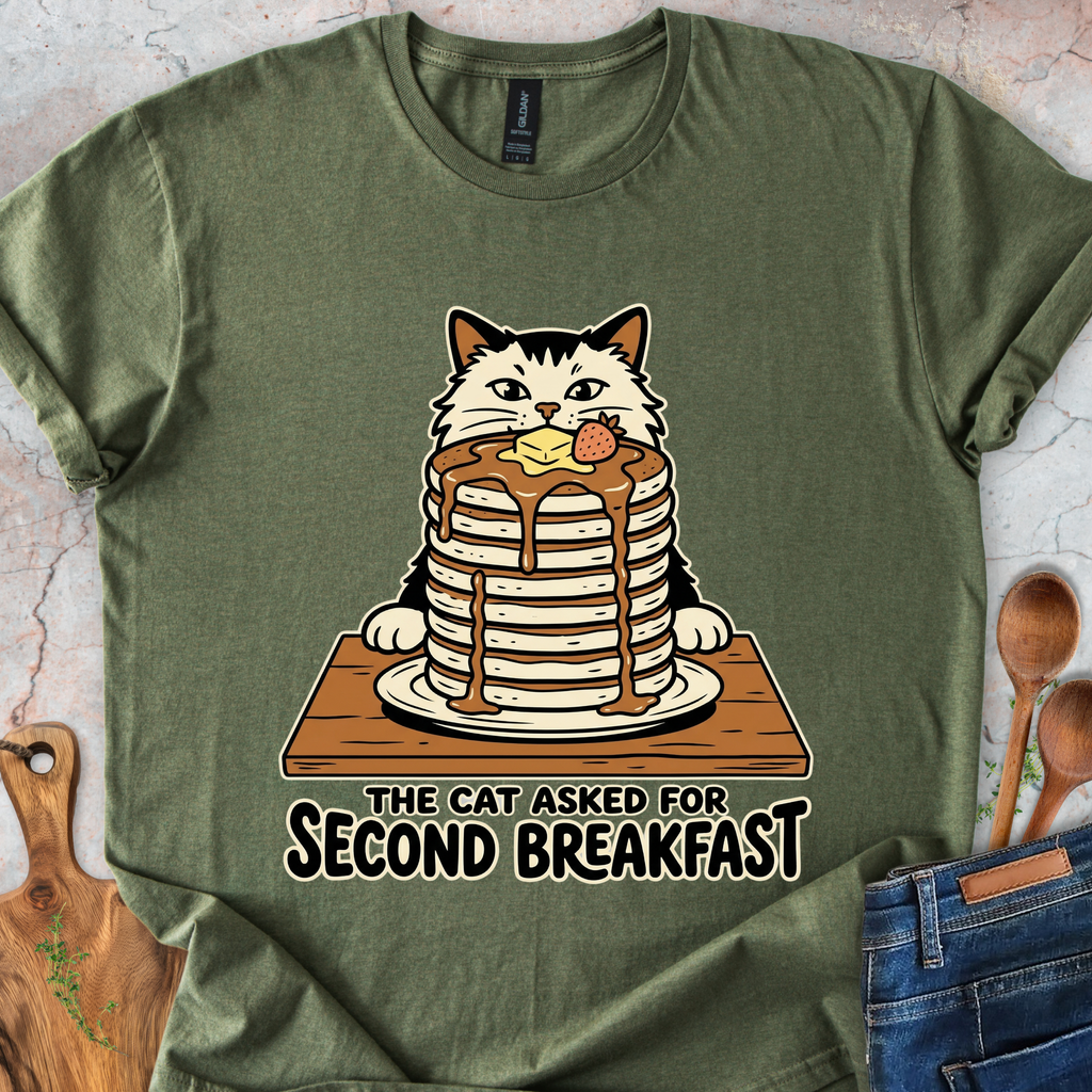 The Cat Asked For Second BreakfastT-Shirt