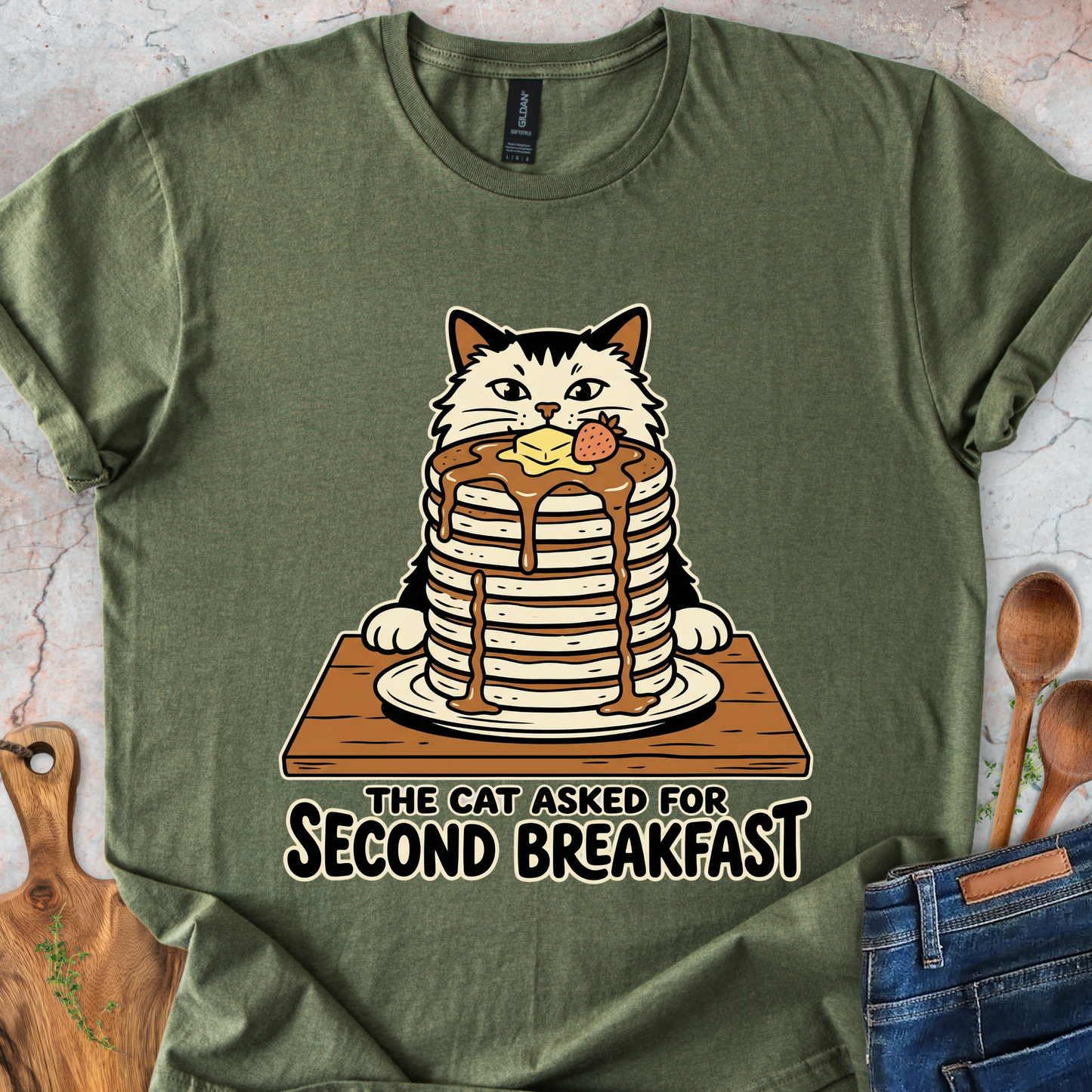 The Cat Asked For Second BreakfastT-Shirt