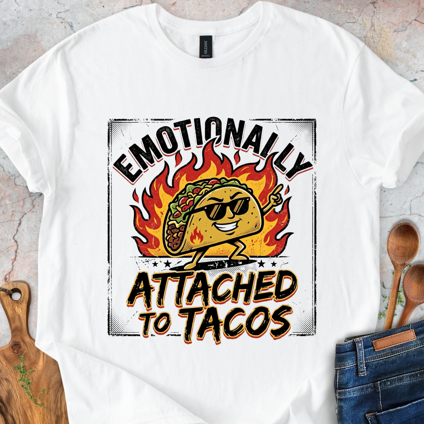 Emotionally Attached To Tacos T-Shirt