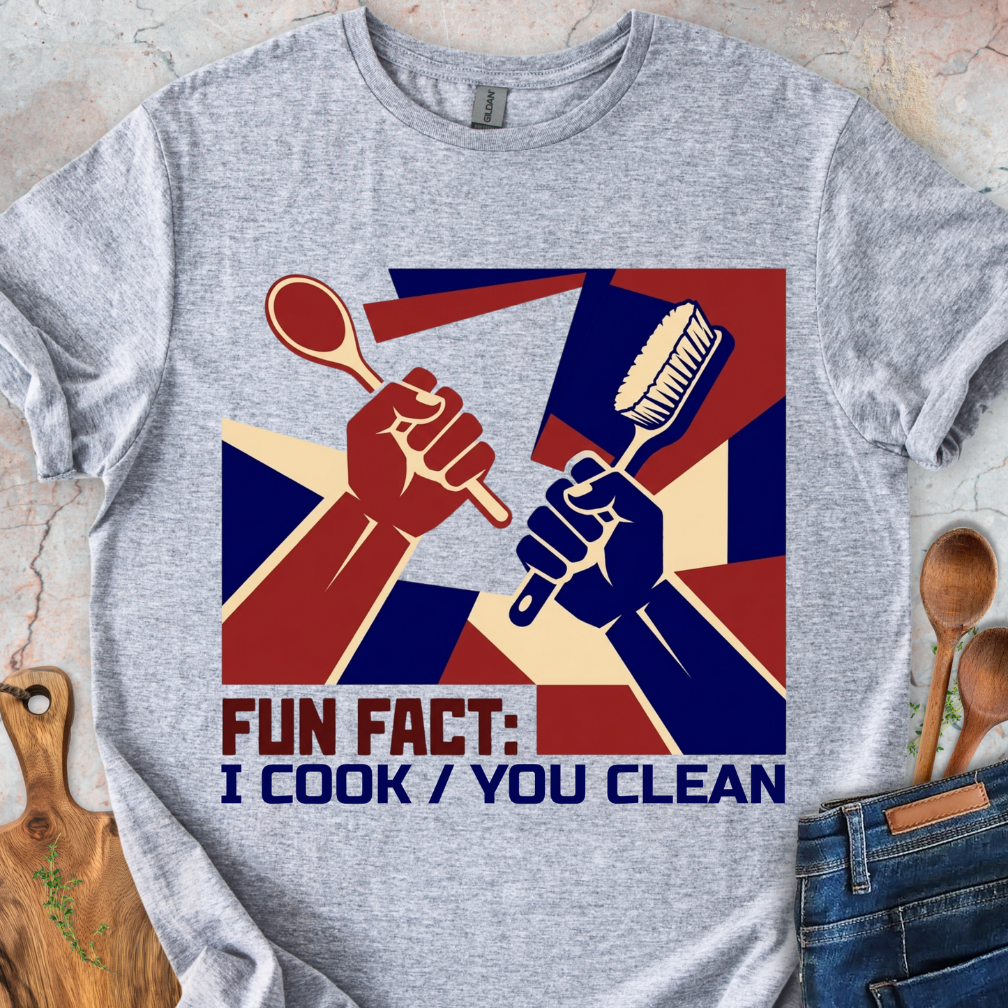 Fun Fact: I Cook You Clean T-Shirt