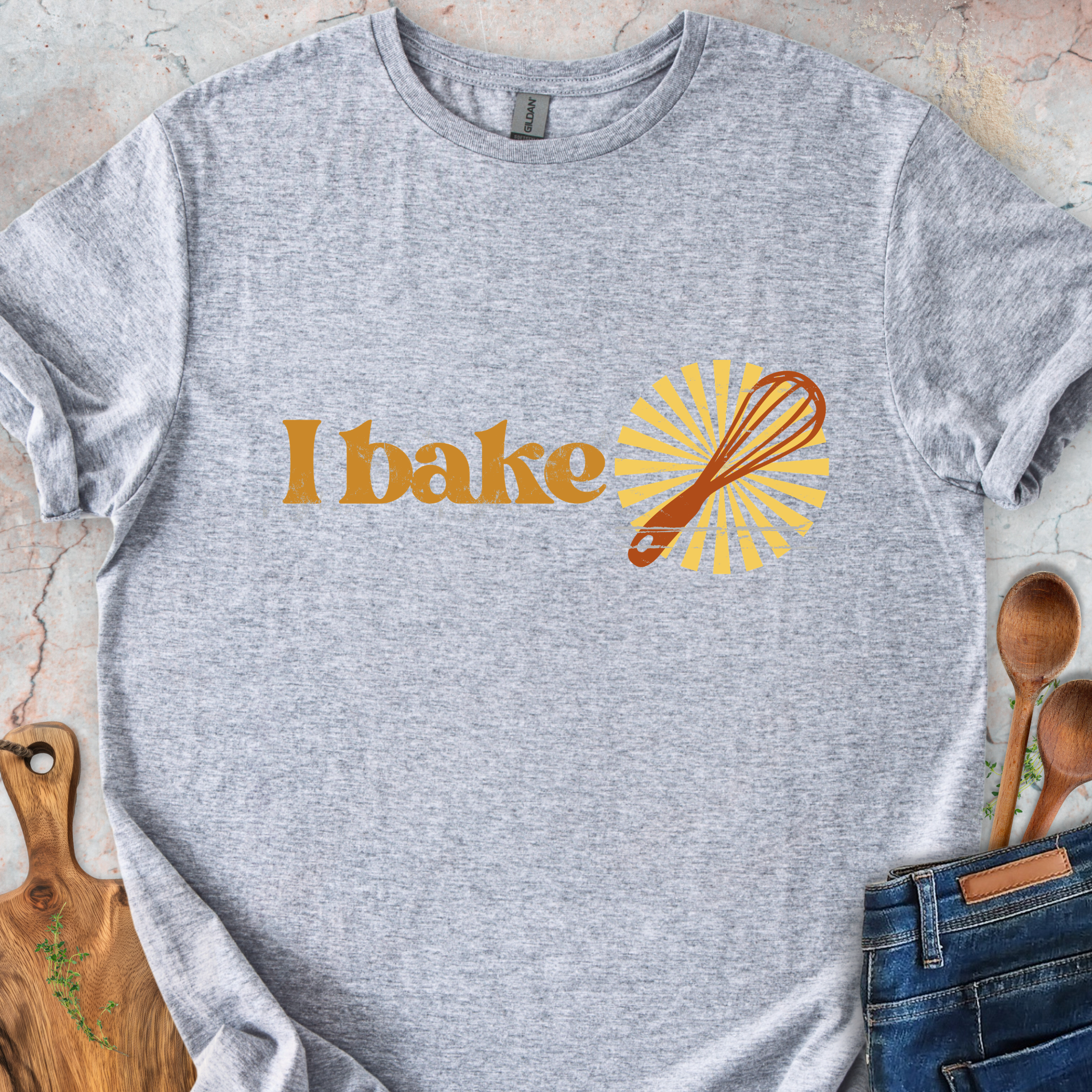 I bake / I taste test Couple T-Shirt