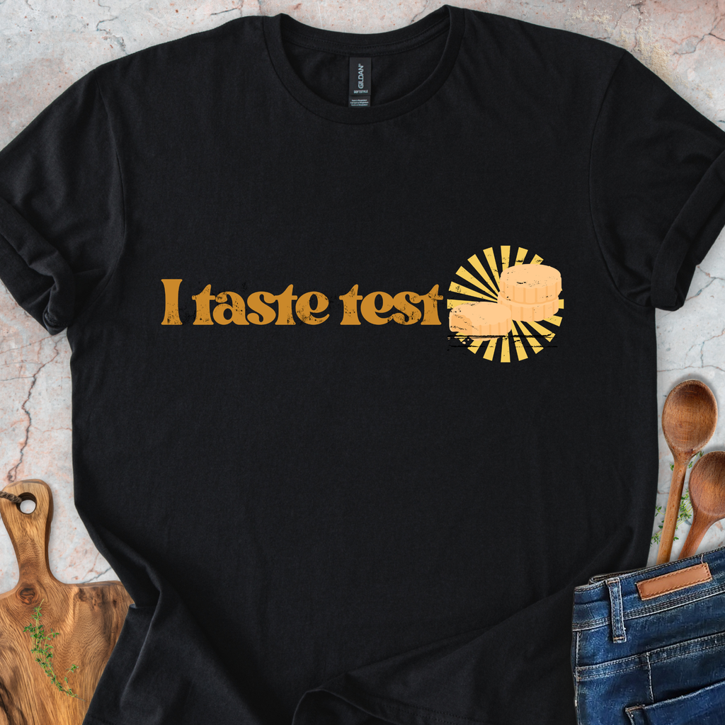 I bake / I taste test Couple T-Shirt