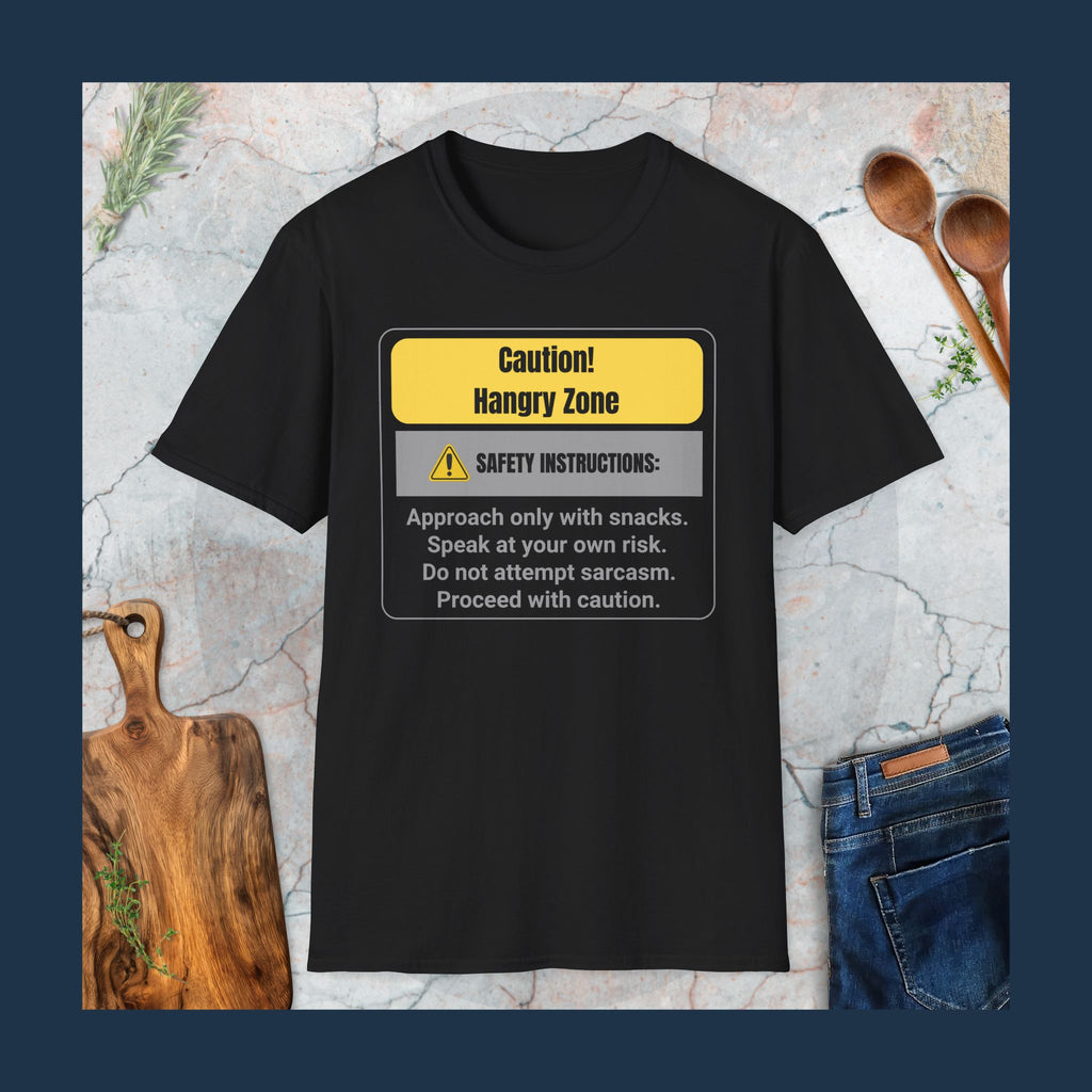 Hangry Zone Safety Instructions T-Shirt