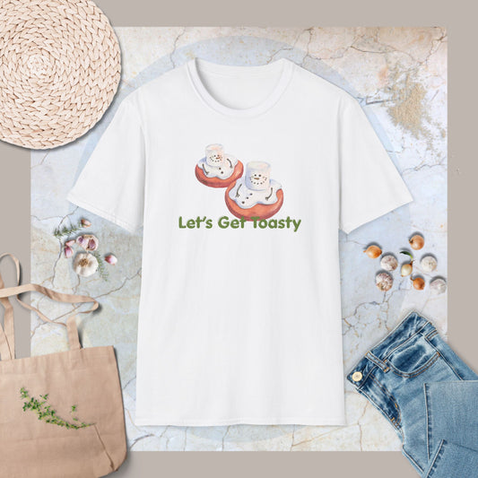 Let's get toasty Couple T-Shirt