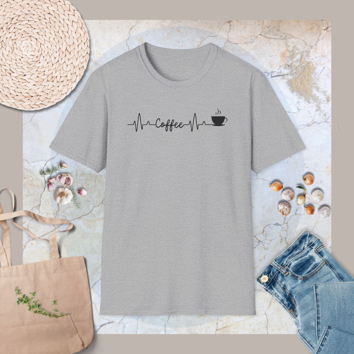 Coffee ECG T-Shirt