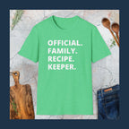 Official family recipe keeper T-Shirt