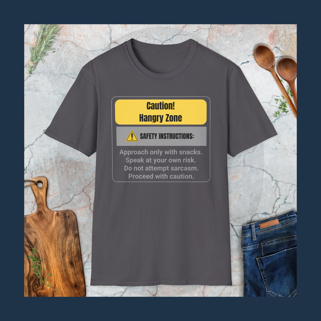 Hangry Zone Safety Instructions T-Shirt
