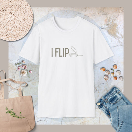 I flip / I catch Couple T-Shirt